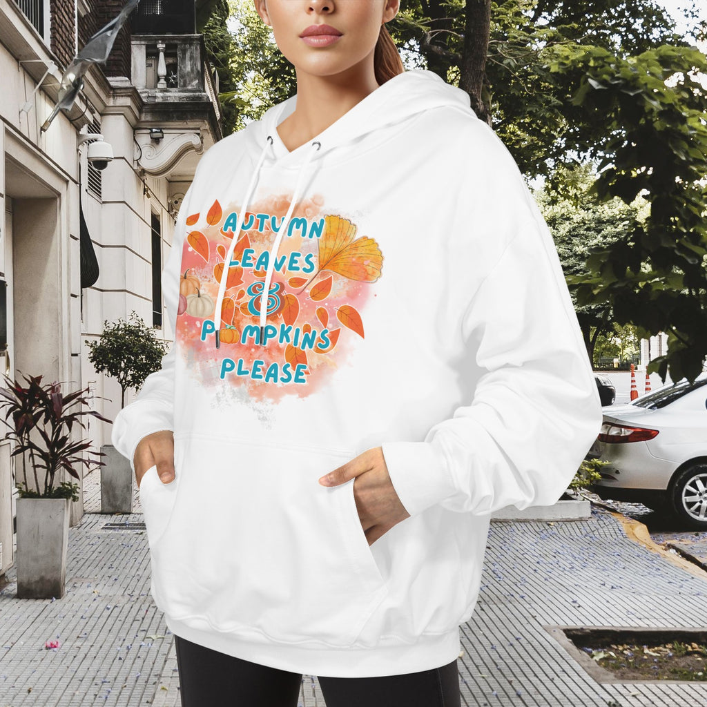 Autumn Leaves Women's Polyester Hoodie