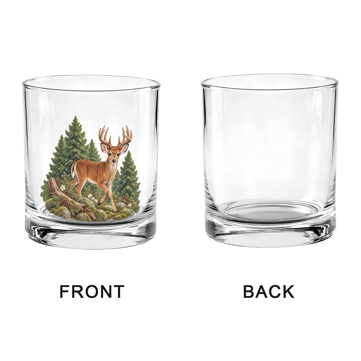 Buck 10oz Whiskey Glass