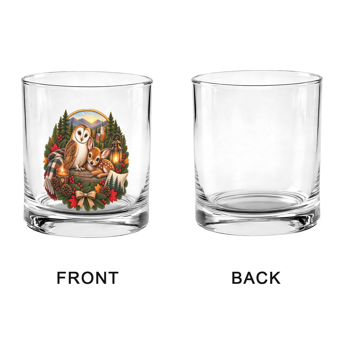 Howlet and Fawn 10oz Whiskey Glass