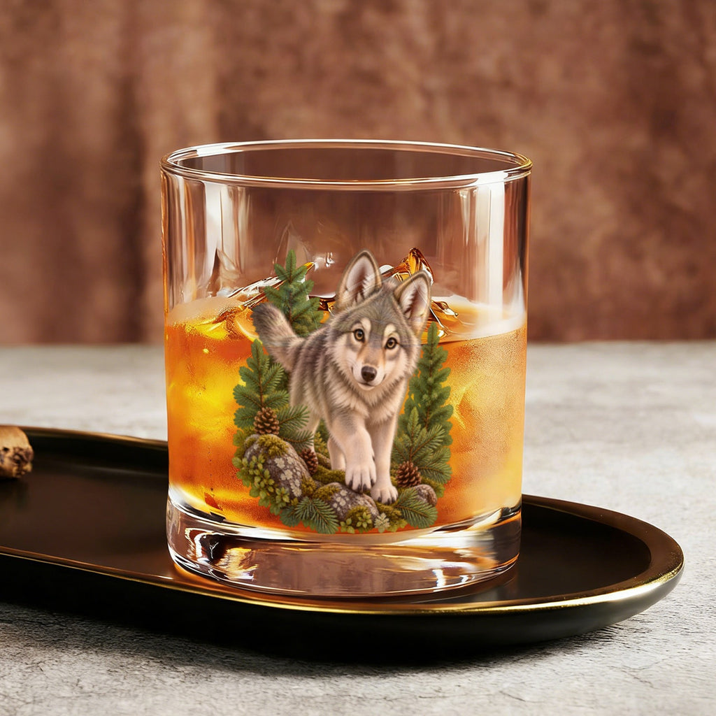 Wolf Cub 10oz Whiskey Glass