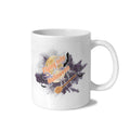 Flying Into Halloween White Mug (11 oz, One-Sided Print)