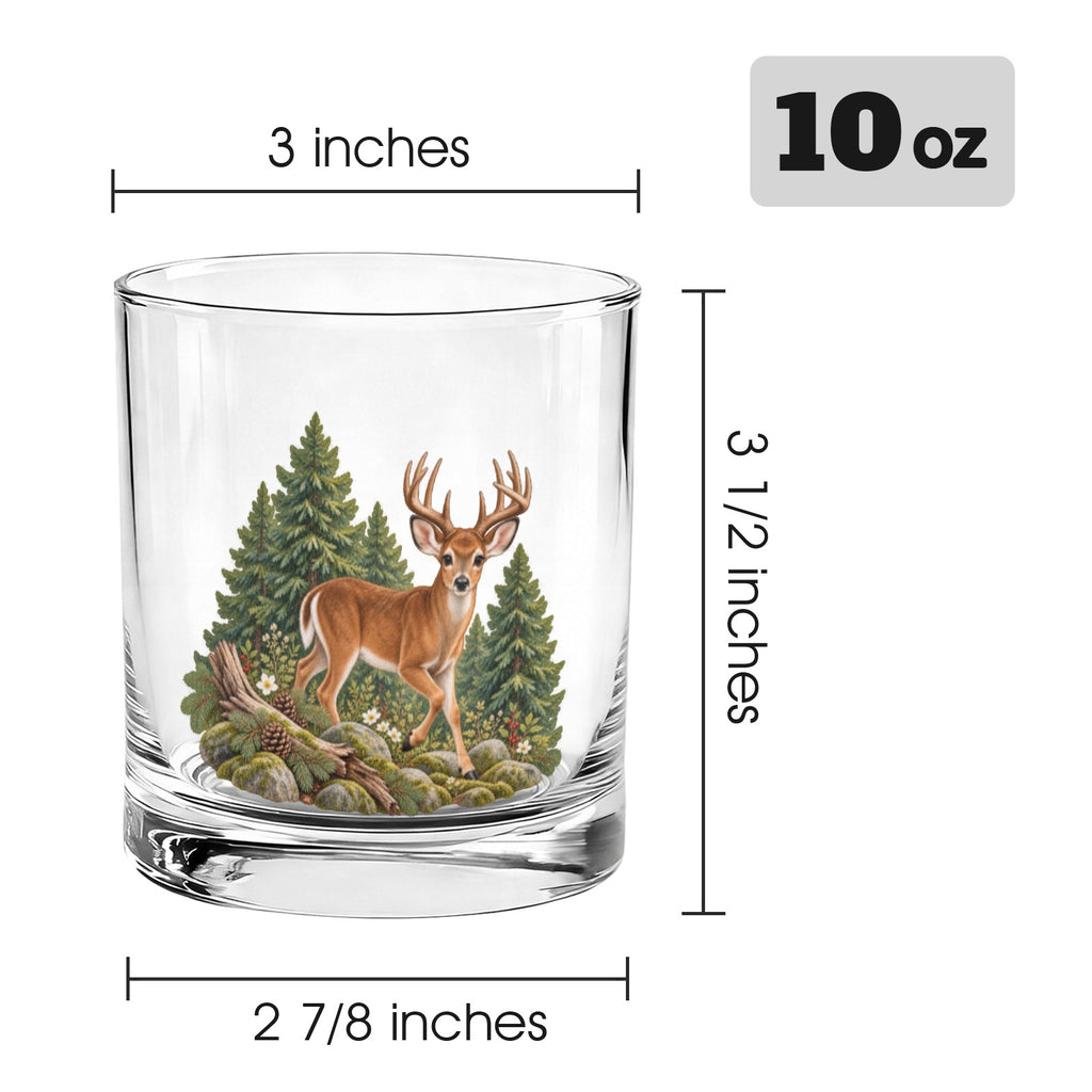 Buck 10oz Whiskey Glass