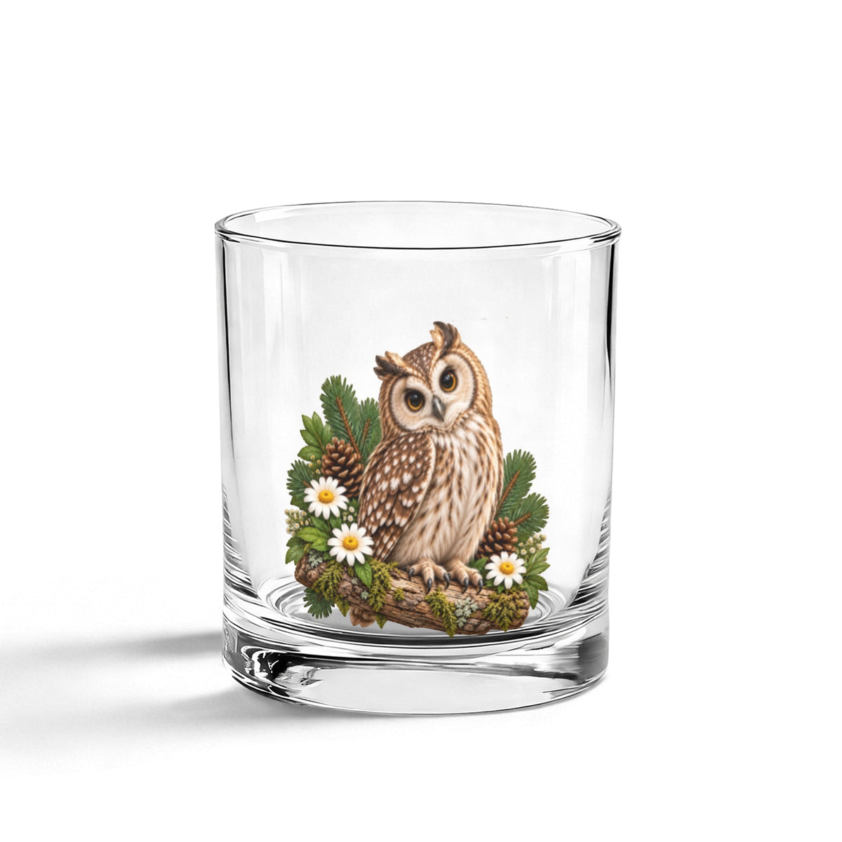 Owl 10oz Whiskey Glass