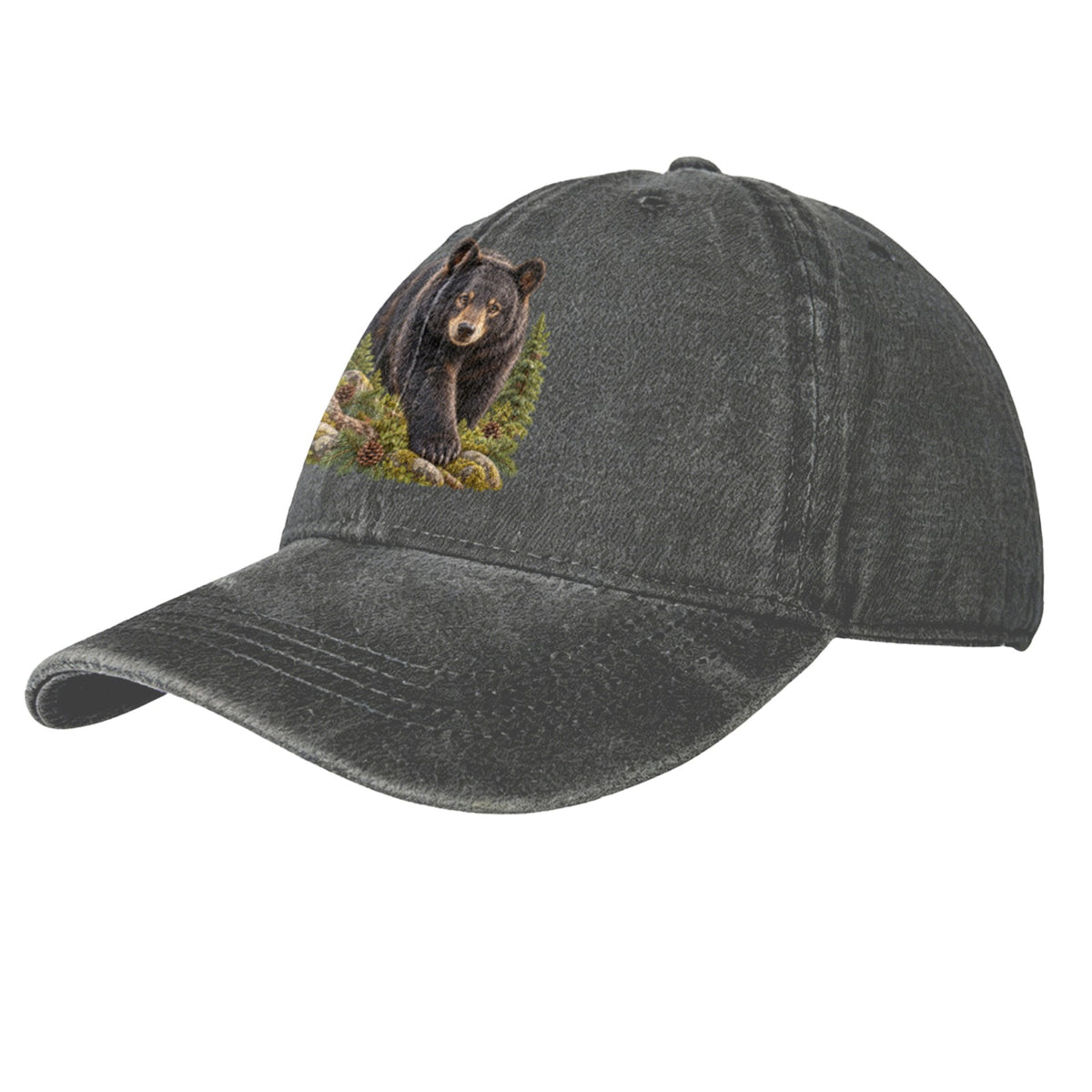 Bear Washed Baseball Cap