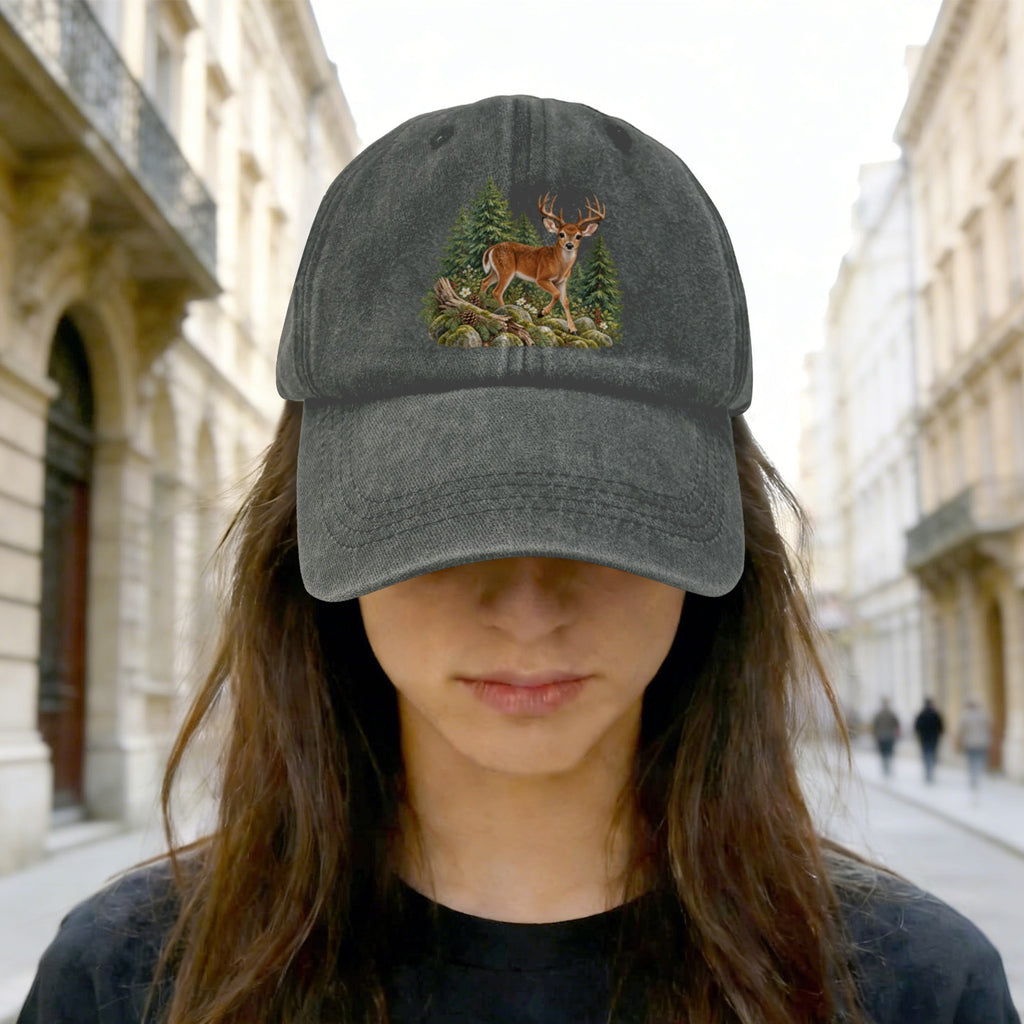 Buck Washed Baseball Cap
