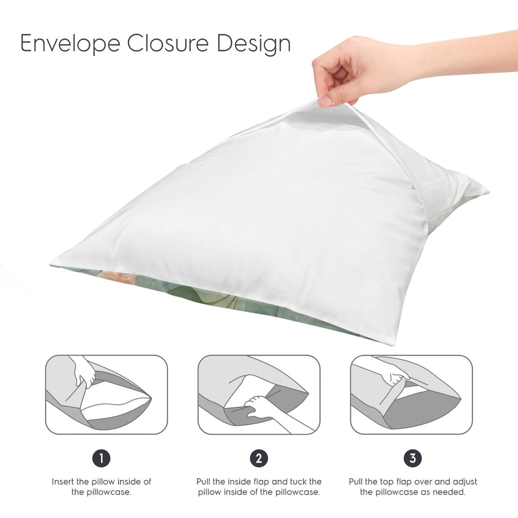 Garden Jewel Velvet Pillow Case 18 x 18 inch (One Side)
