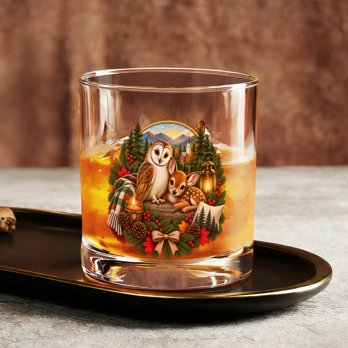 Howlet and Fawn 10oz Whiskey Glass