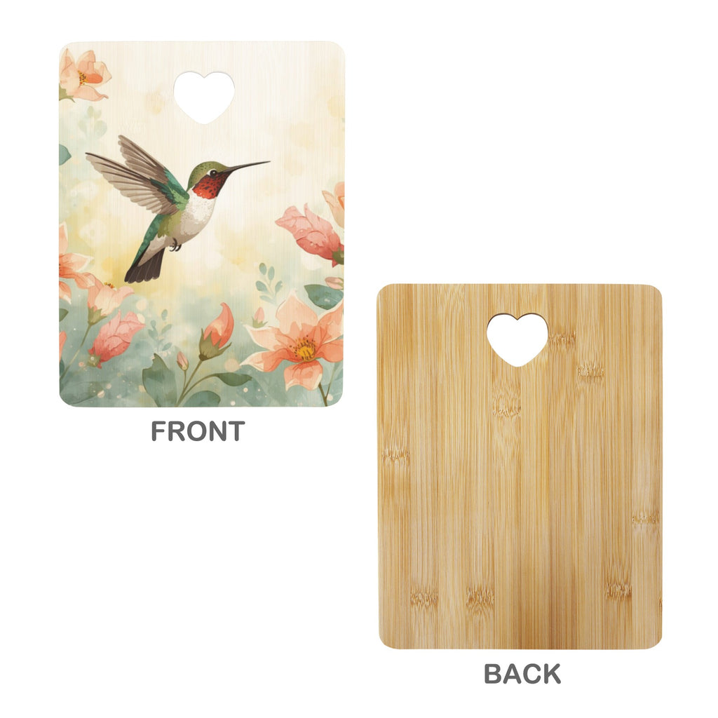 Garden Jewel Heart-Shaped Cutout Cutting Board