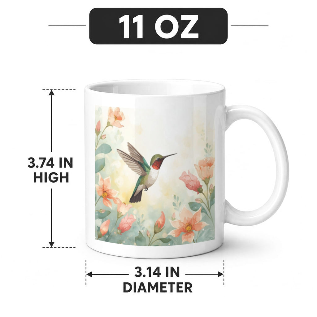 Garden Jewel White Mug (11 oz, One-Sided Print)