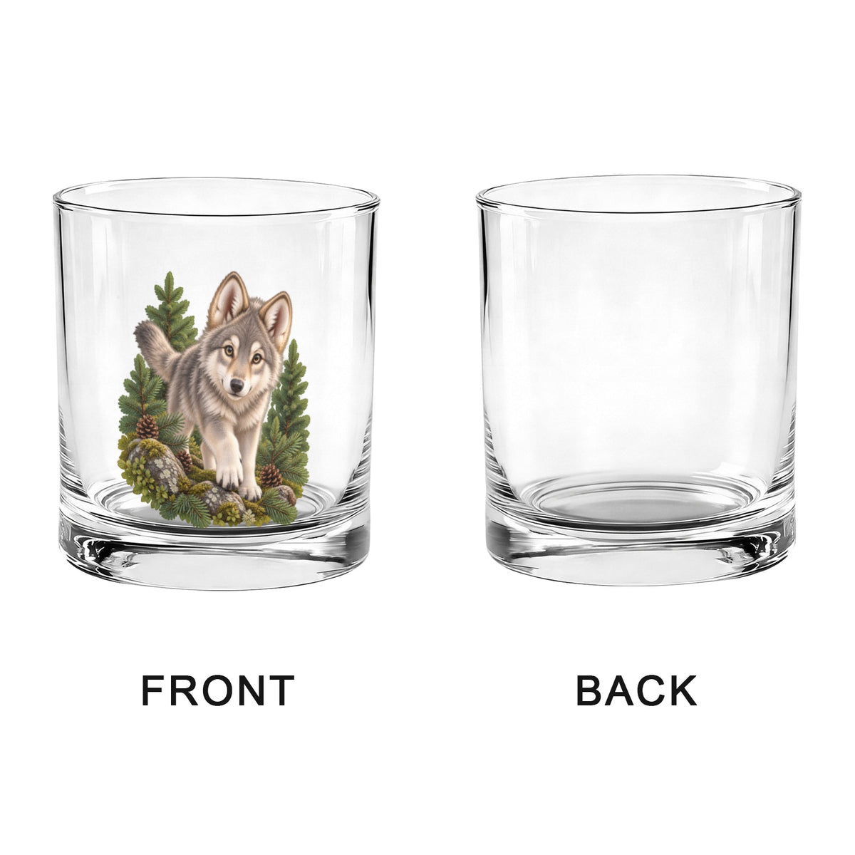 Wolf Cub 10oz Whiskey Glass