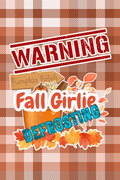 Fall Girlie Defrosting Printable Artwork