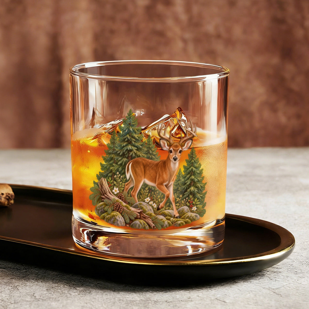 Buck 10oz Whiskey Glass