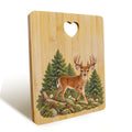 Buck Heart-Shaped Cutout Cutting Board