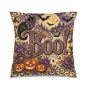 Boo! Velvet Pillow Cover, 18x18