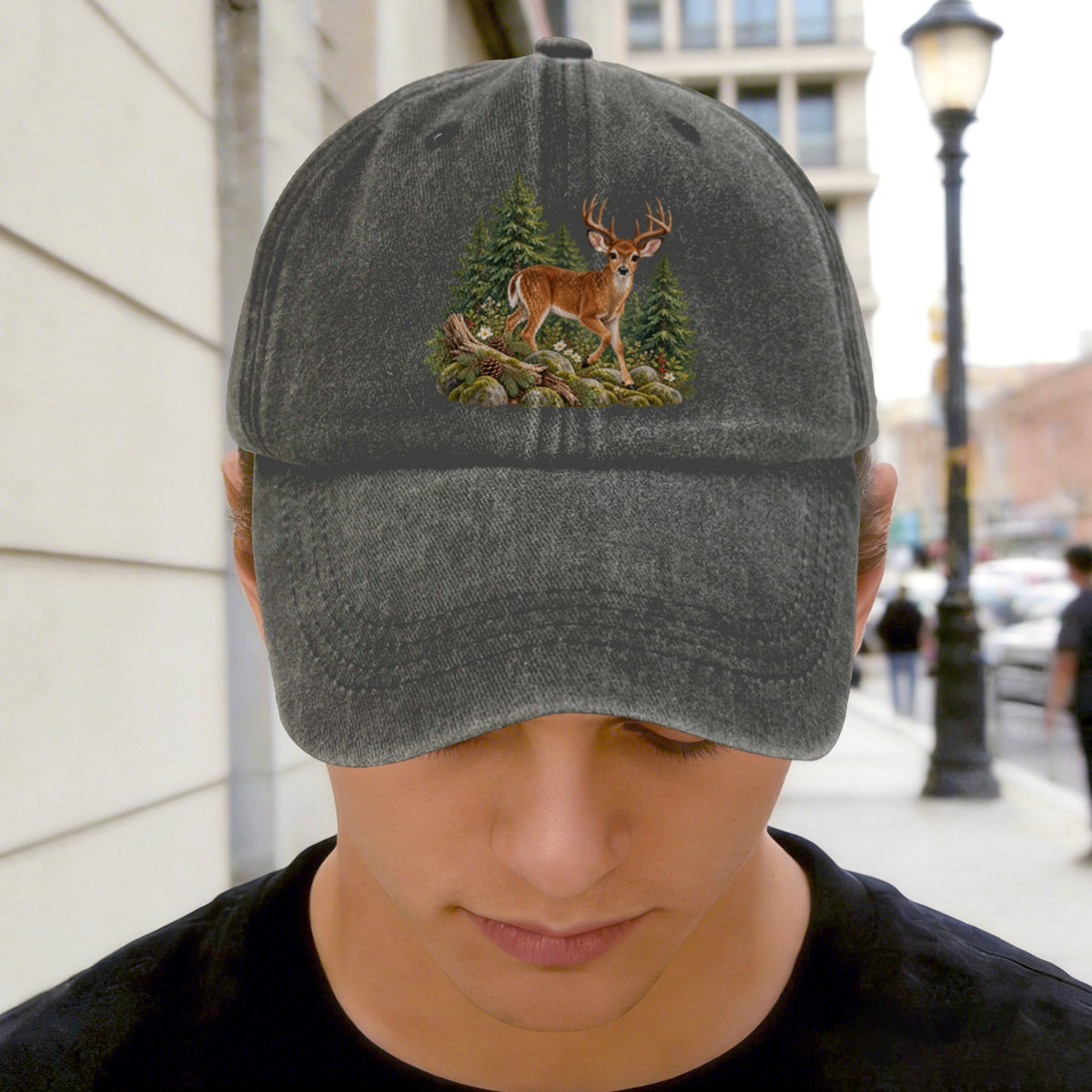 Buck Washed Baseball Cap