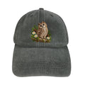 Owl Washed Baseball Cap
