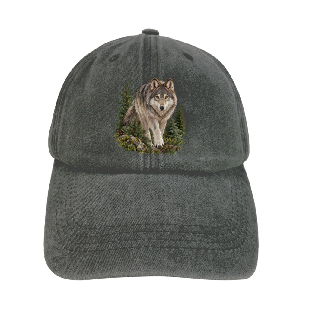 Wolf Washed Baseball Cap