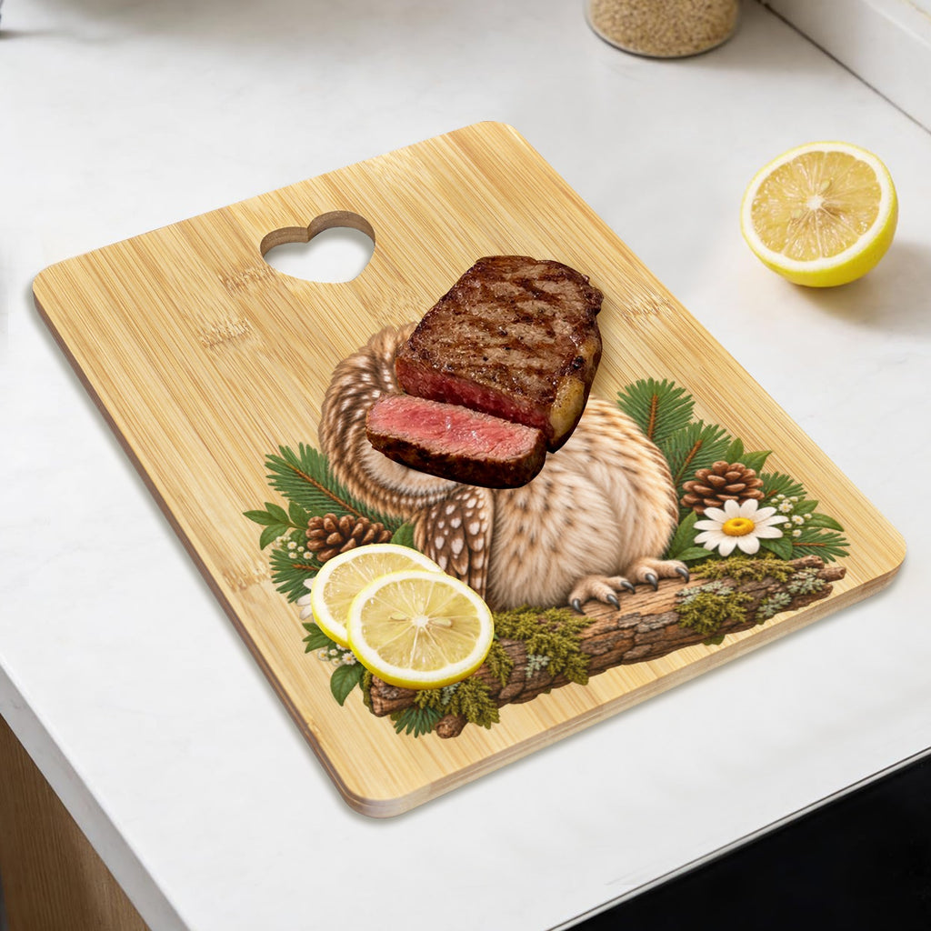 Howlet Heart-Shaped Cutout Cutting Board