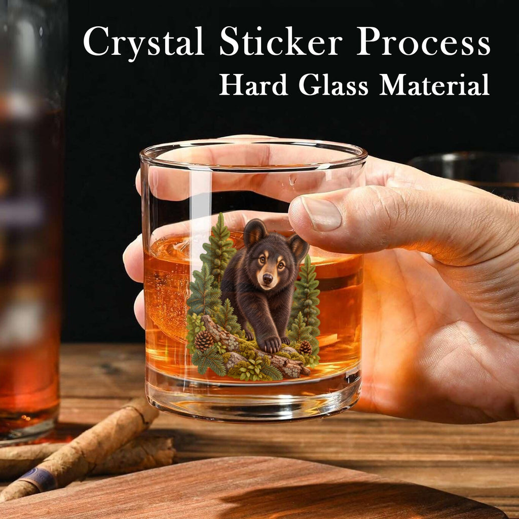 Bear Cub 10oz Whiskey Glass
