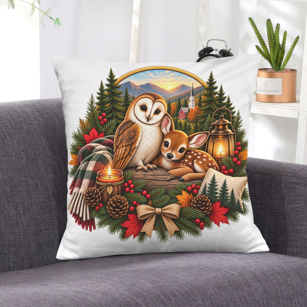 Howlet and Fawn Signature Collection Velvet Pillow Case 18 x 18 inch (One Side)