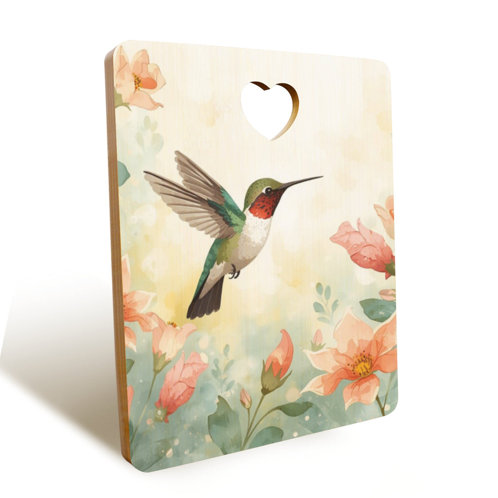Garden Jewel Heart-Shaped Cutout Cutting Board