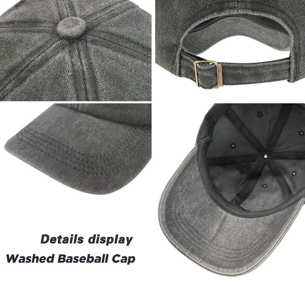 Bear Cub Washed Baseball Cap